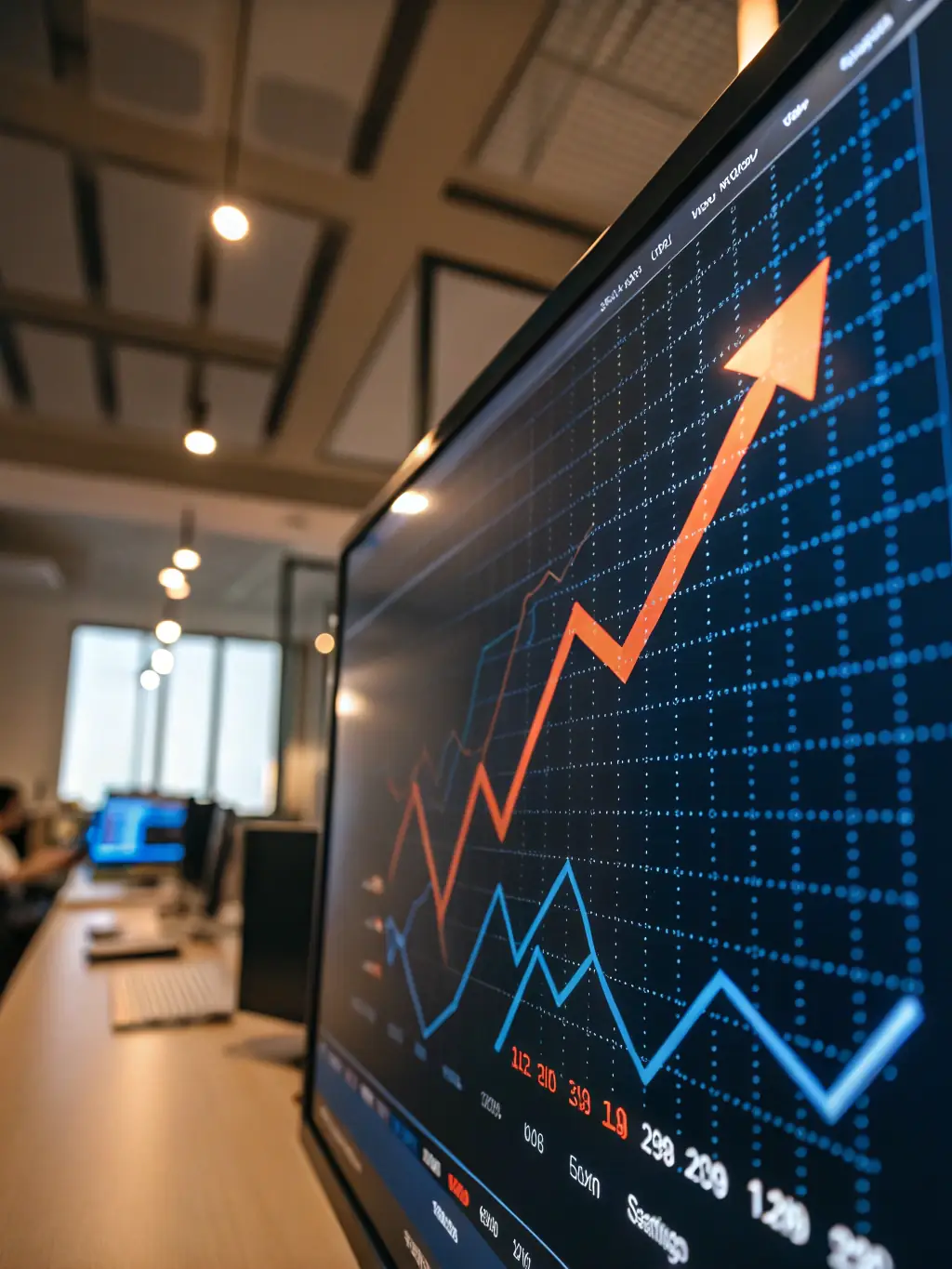 A graph showing increasing sales figures, symbolizing ERX DIGITAL's ability to drive high-volume sales for clients.
