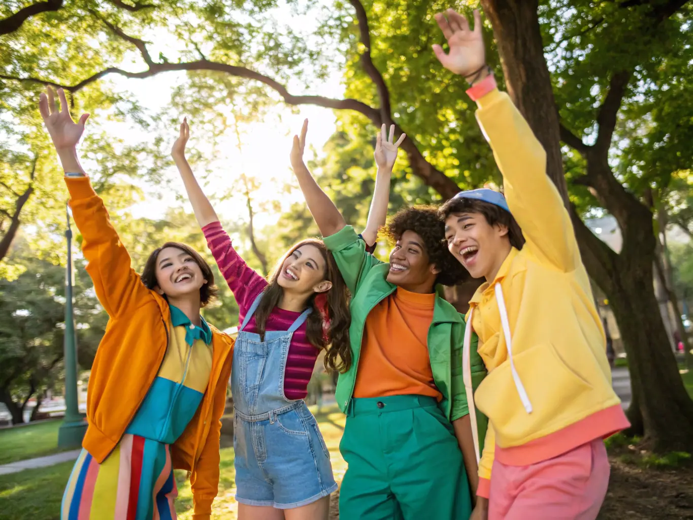 A diverse group of ERX DIGITAL employees participating in a team-building activity, emphasizing the company's inclusive and supportive culture.